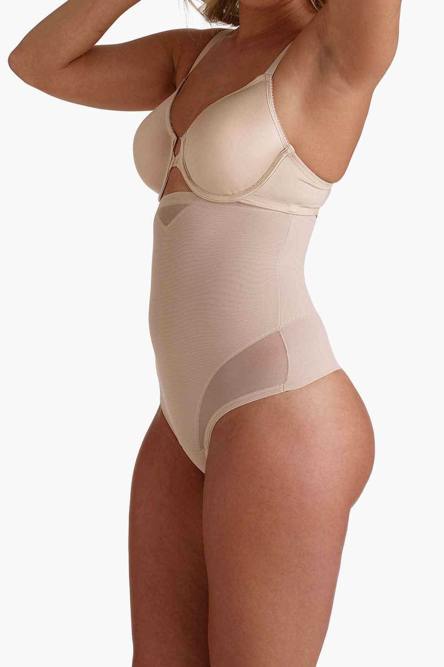 TC Extra Firm Control Sheer Shaping High Waist Thong Best