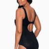 Miraclesuit Colorblock Touche One Piece Swimsuit Dd-Cup Black/White Best