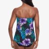 Miraclesuit Flora Aura Hankini Tankini Top Black/Multi Clearance