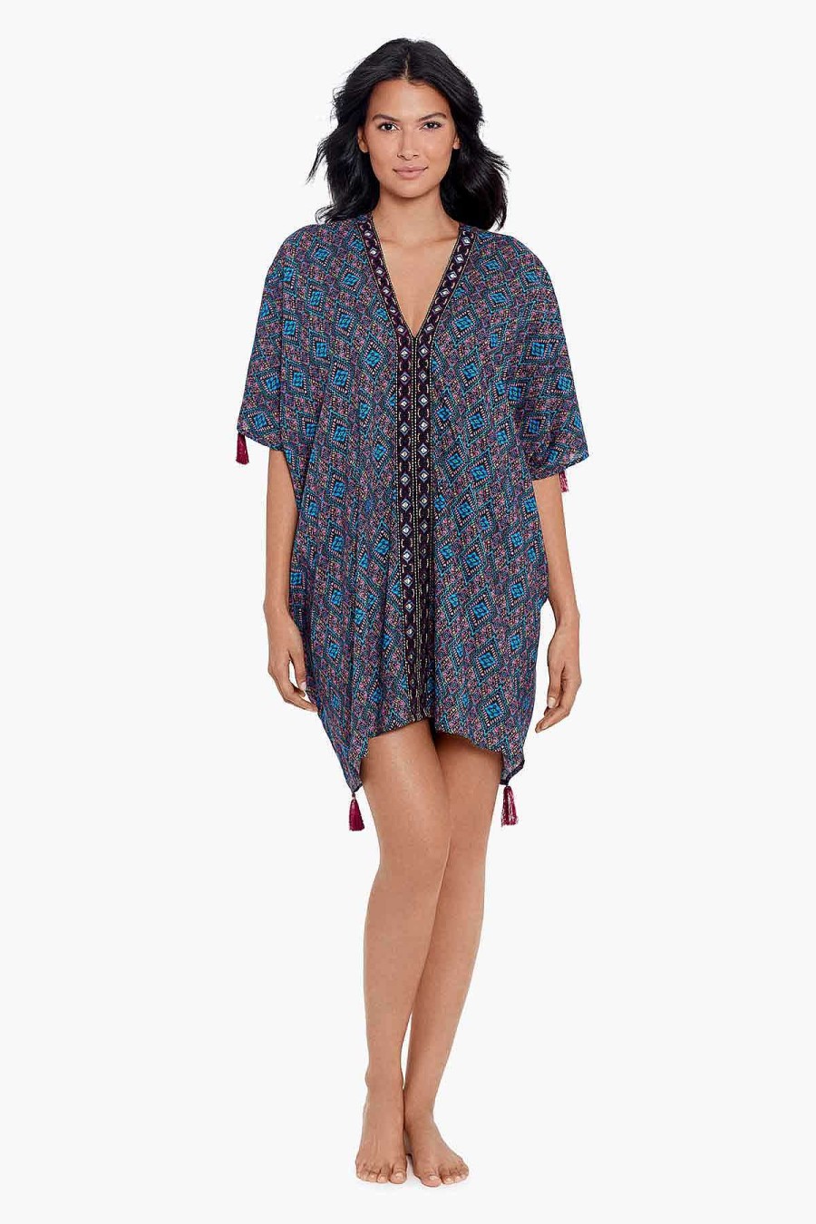 Miraclesuit Romani Caftan Swim Cover Up Multi Wholesale