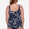 Miraclesuit Plus Size Tropica Toile Ursula Tankini Top Midnight Online