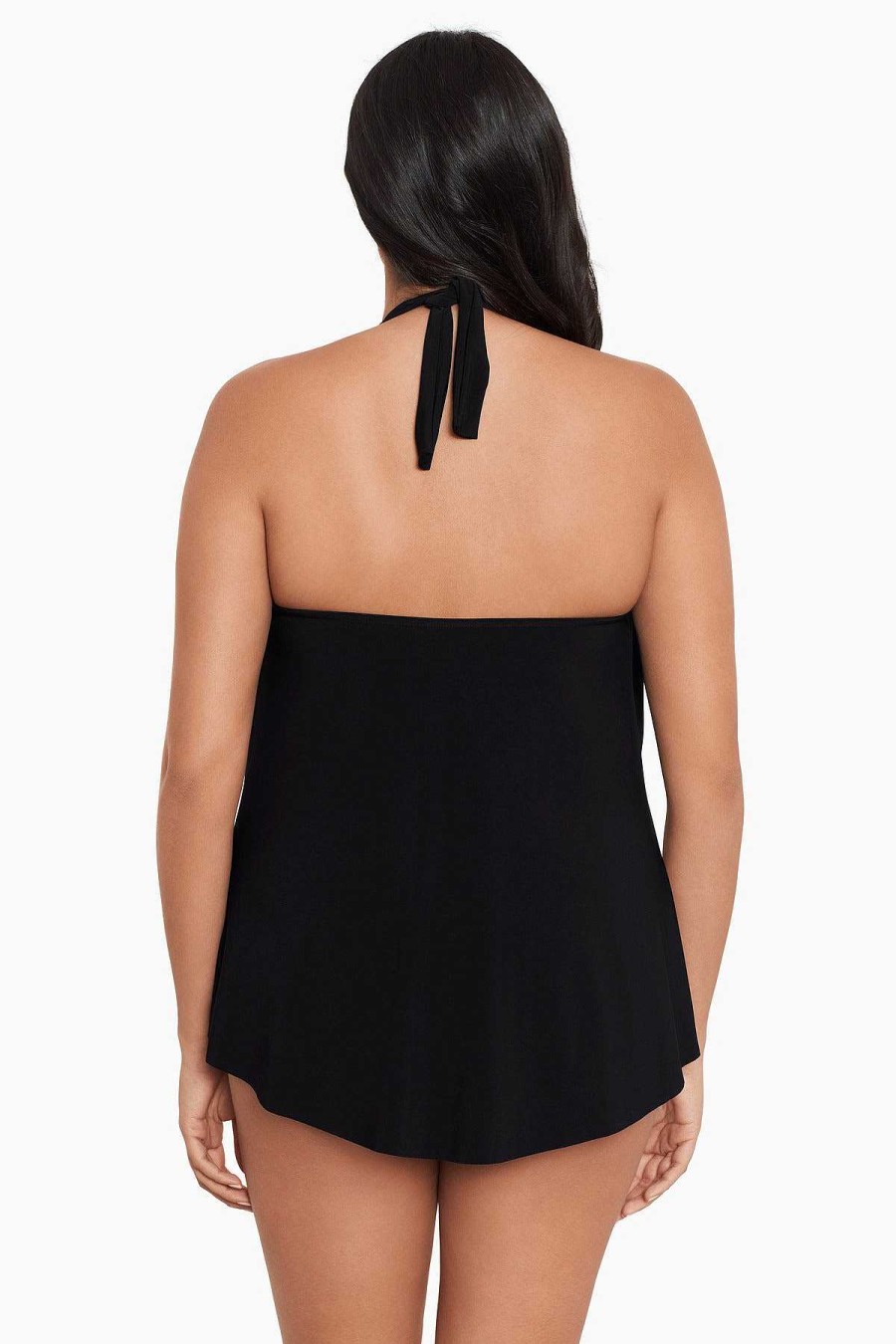 Magicsuit Plus Size Sophie Tankini Top Black Best