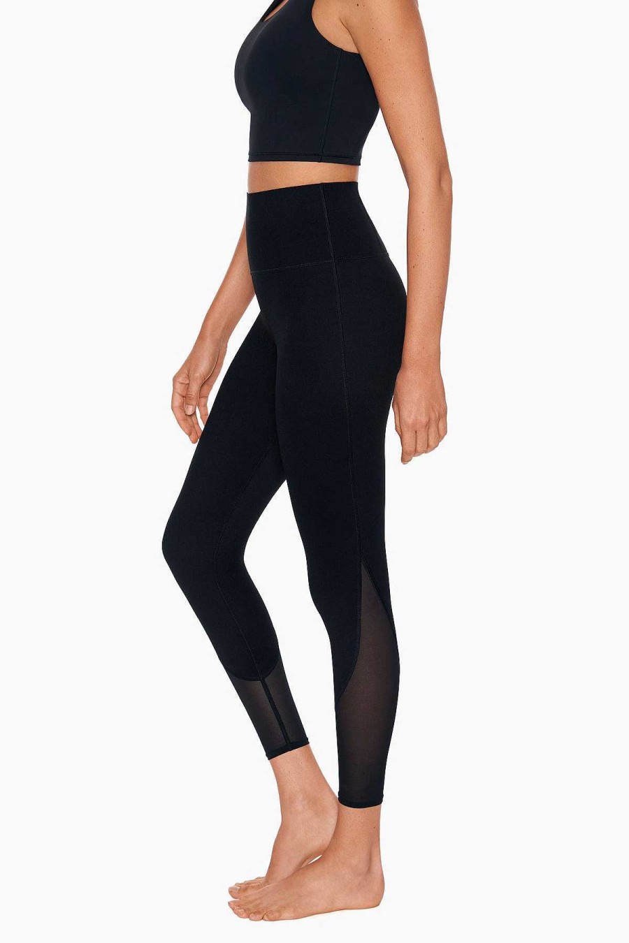 Miraclesuit Performance Mesh Cut-Out Leggings Black Clearance