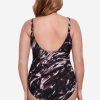 Miraclesuit Plus Size Tempest Oceanus One Piece Swimsuit Black/Brown Online