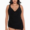 Magicsuit Plus Size Winnie Tankini Top Black Online