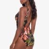 Miraclesuit Botanico Crossover One Piece Swimsuit Black/Multi New