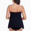 Miraclesuit Moondancer Bandini Tankini Top Black New