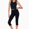 Miraclesuit High-Rise Capri Legging Black New