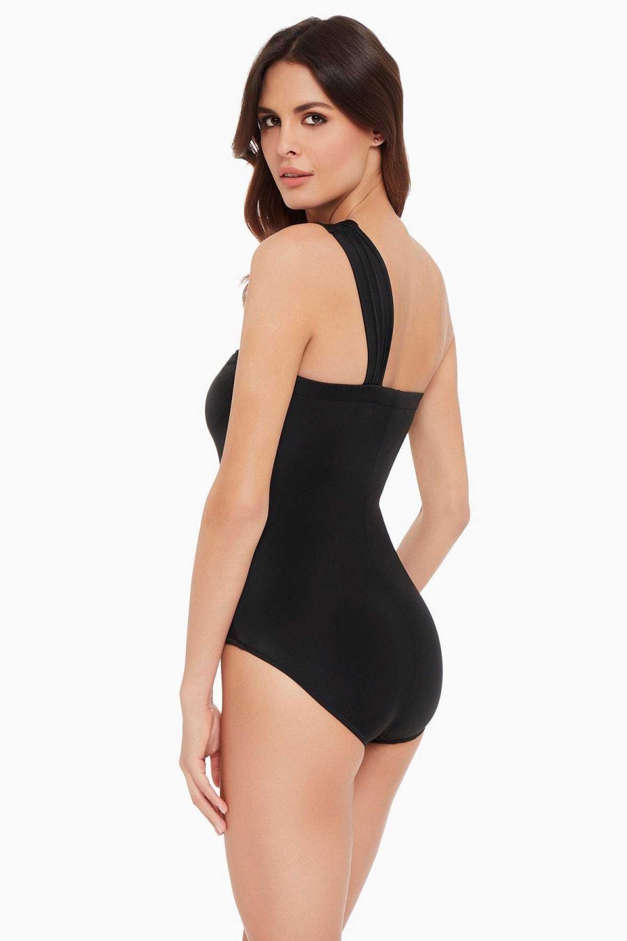 Magicsuit Goddess One Piece Swimsuit Black Clearance