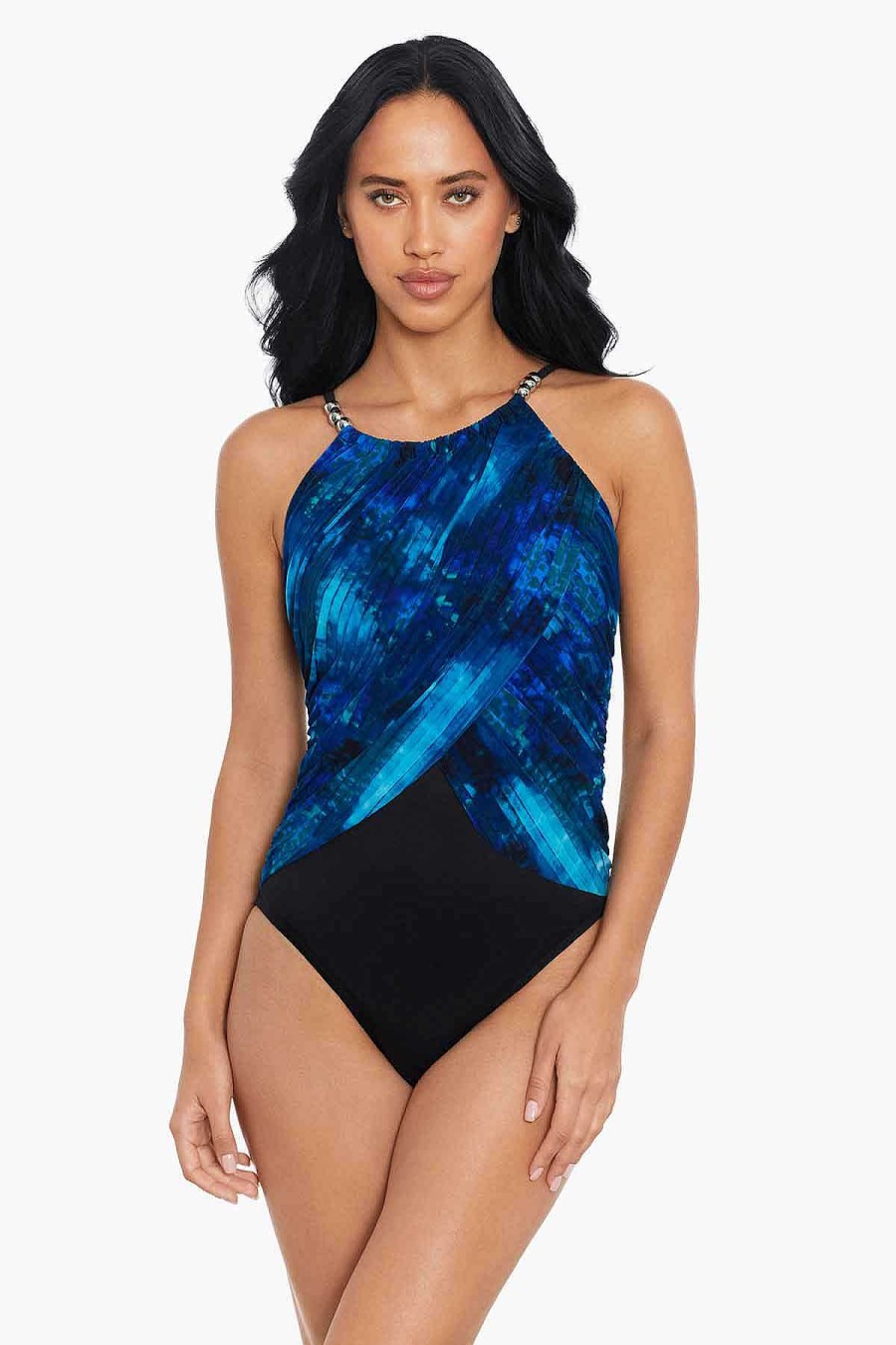 Magicsuit Hazy Daze Lisa One Piece Swimsuit Blue/Multi Best