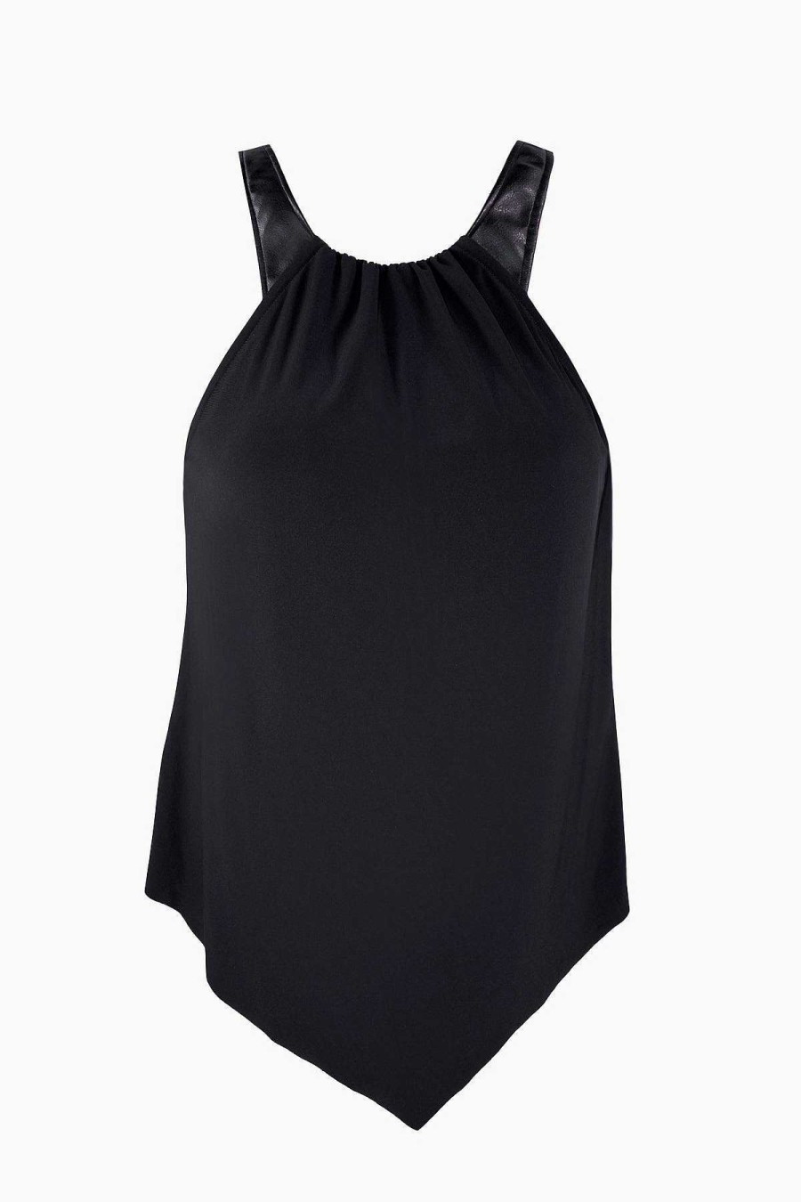 Magicsuit Moto Chic Rachel Tankini Top Black Clearance