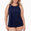 Miraclesuit Plus Size Illusionists Ursula Underwire Tankini Top Hot