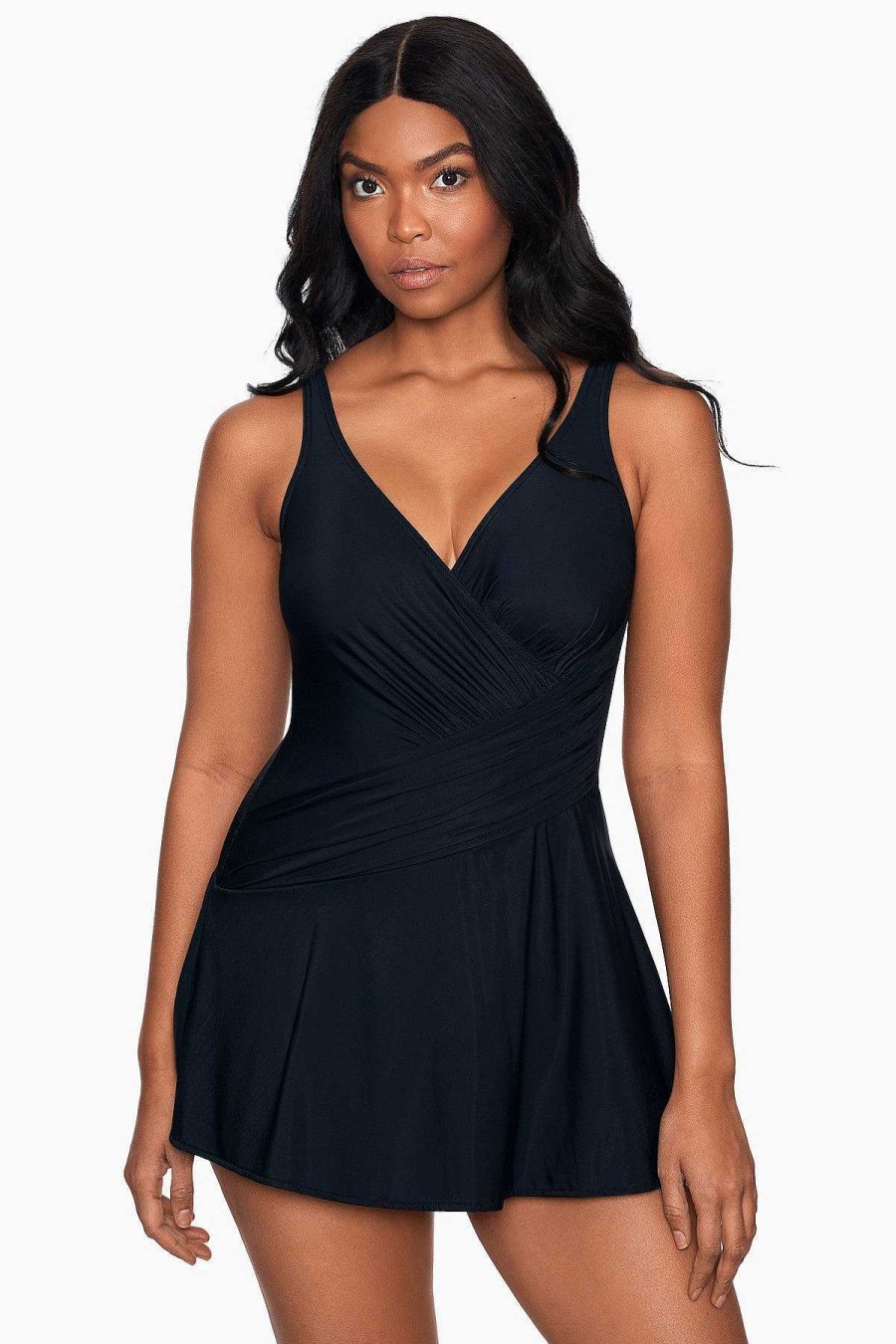 Miraclesuit Aurora Swim Dress Black Hot