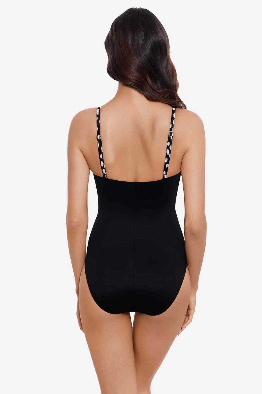 Magicsuit Pebbles Lisa One Piece Swimsuit Black/White Clearance