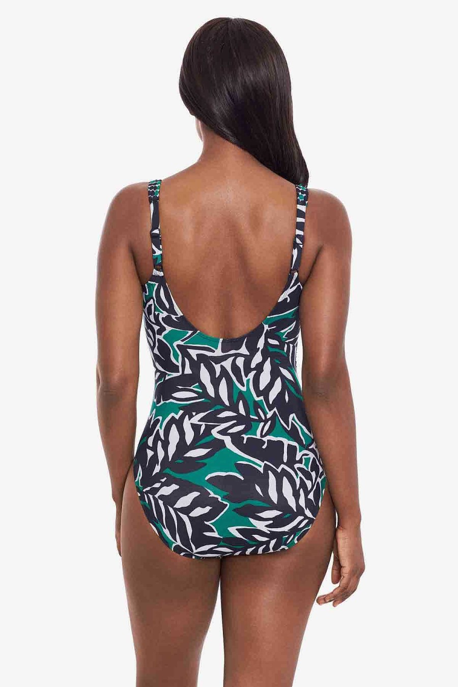 Miraclesuit Palma Verde Sanibel One Piece Swimsuit Black/Multi Hot