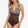 Amoressa Bengal Sheeva One Piece Swimsuit Amber New