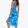 Miraclesuit Sous Marine Long Sarong Swim Cover Up Blue/Multi Online