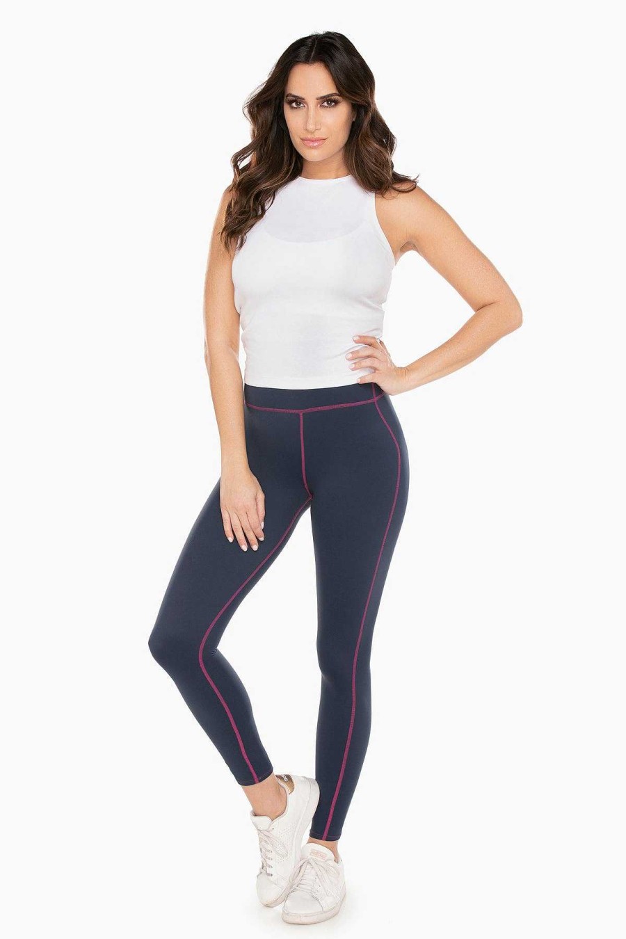 Miraclesuit Tummy Control Performance Leggings Dress Blues Best