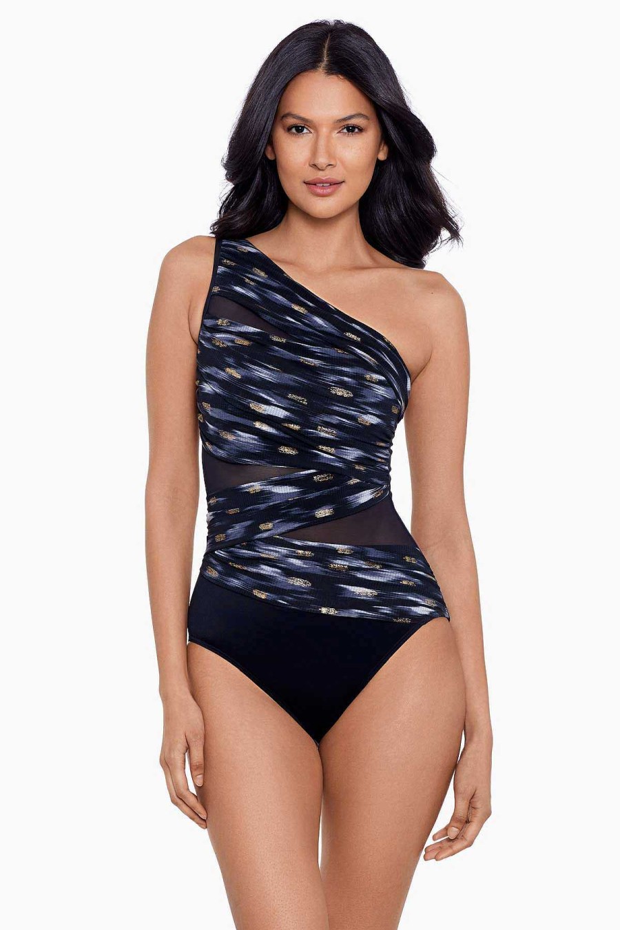 Miraclesuit Bronze Reign Jena One Piece Swimsuit Black/Multi Best