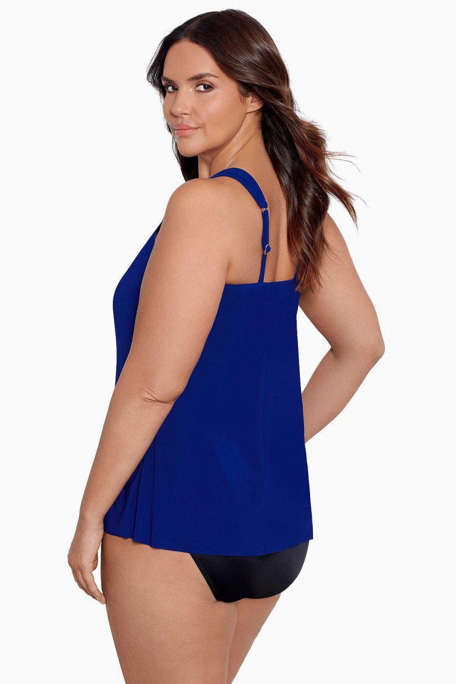 Miraclesuit Plus Size Razzle Dazzle Underwire Tankini Top Online