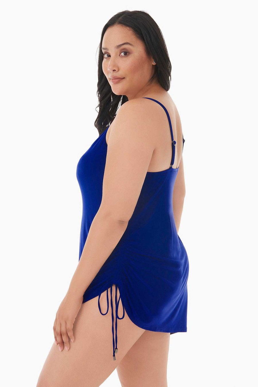 Magicsuit Plus Size Brynn Swim Dress Black Best