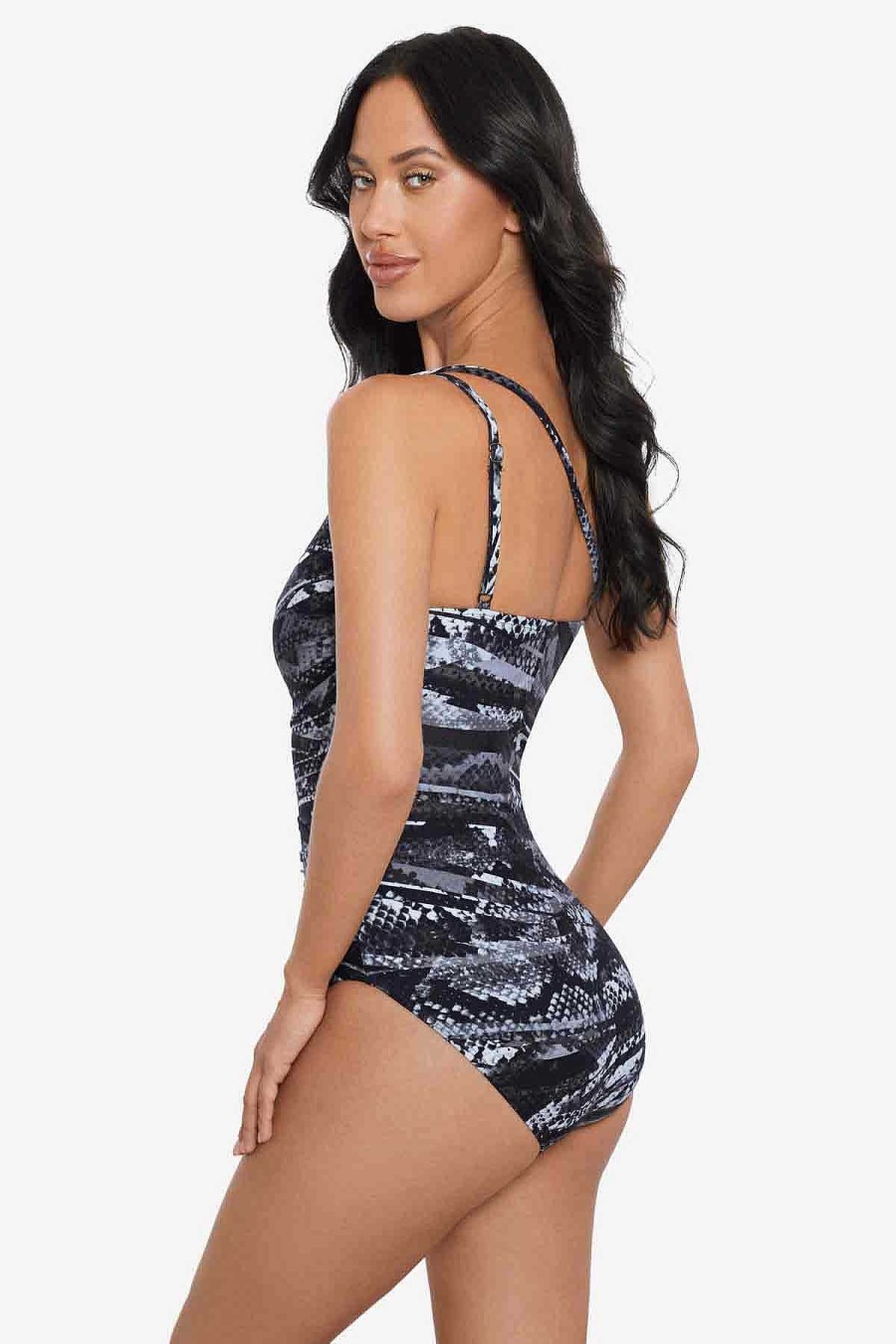 Magicsuit Za'Atar Charlize One Piece Swimsuit Black/Grey Online