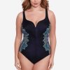 Miraclesuit Plus Size Precioso Temptress One Piece Swimsuit Black/Multi Clearance