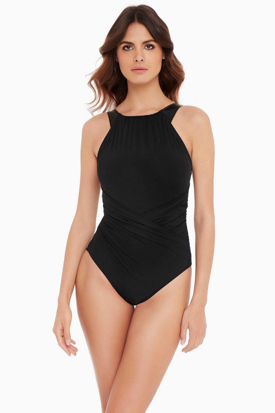 Magicsuit Moto Chic Daryl One Piece Swimsuit Black Clearance