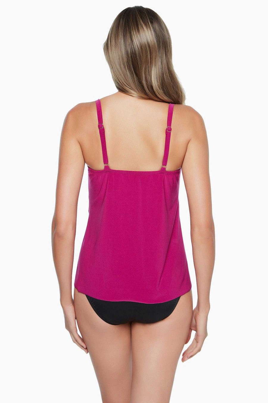 Miraclesuit Rock Solid Allura Tankini Top Hot