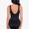 Miraclesuit Selenite Brio One Piece Swimsuit Black/White Clearance