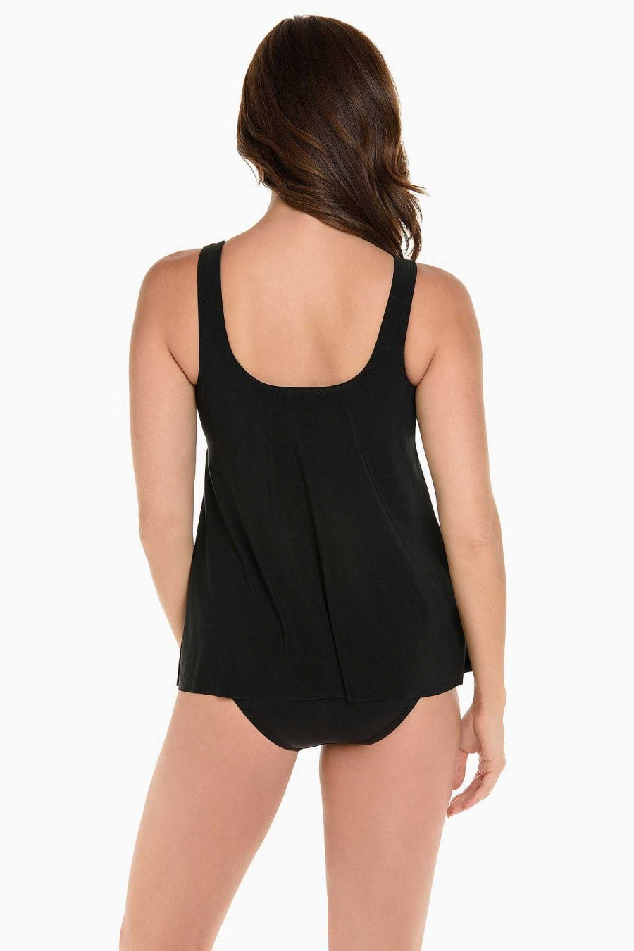 Miraclesuit Network Mariella Tankini Top Black Hot