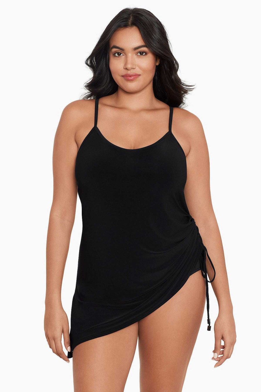 Magicsuit Plus Size Brynn Swim Dress Black Clearance