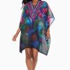 Miraclesuit Pixel Palmas Caftan Swim Cover Up Black/Multi Best