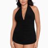 Magicsuit Plus Size Yvonne Swim Dress Black New