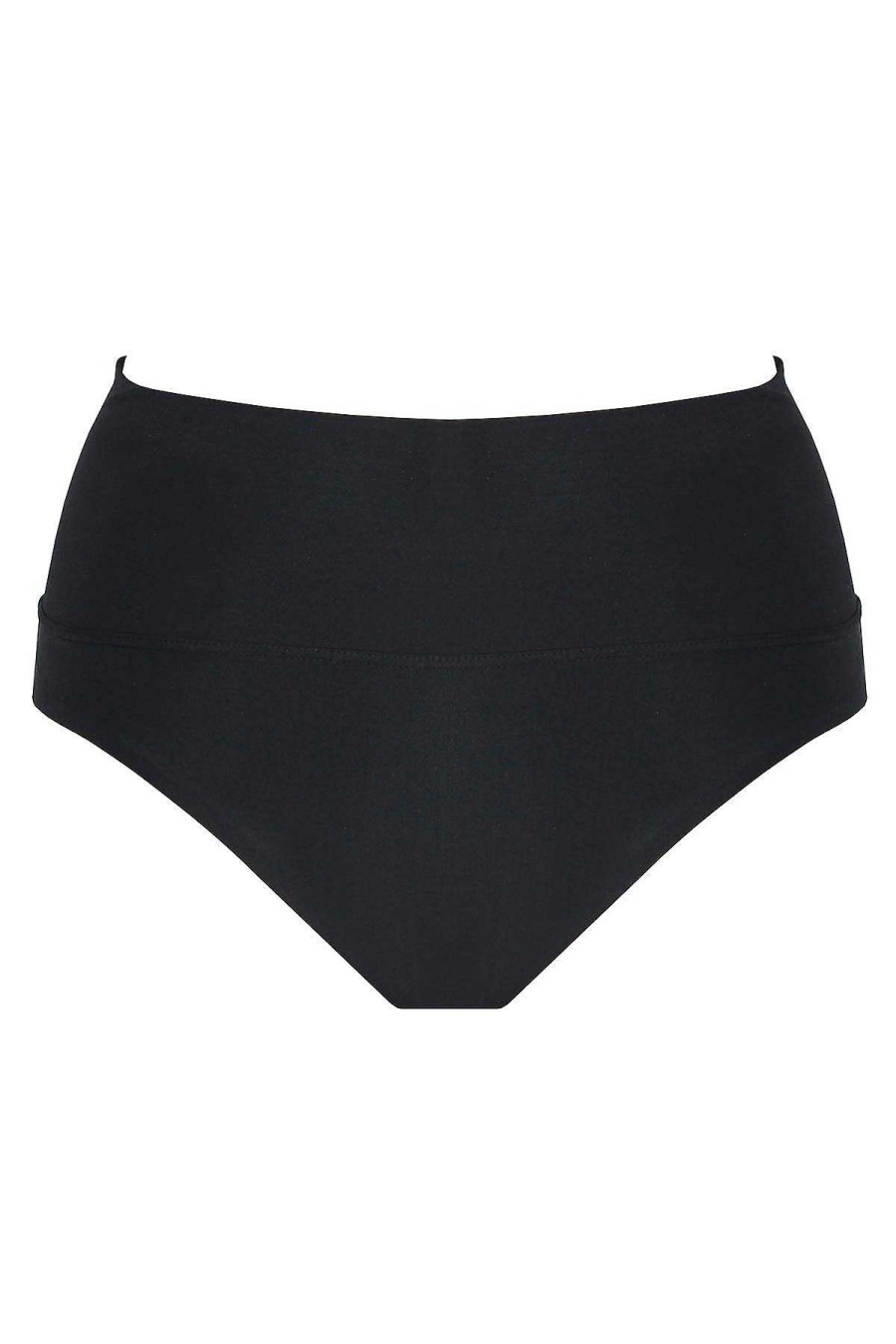 Amoressa Gimlet Folded Waist Pant Swim Bottom Black New