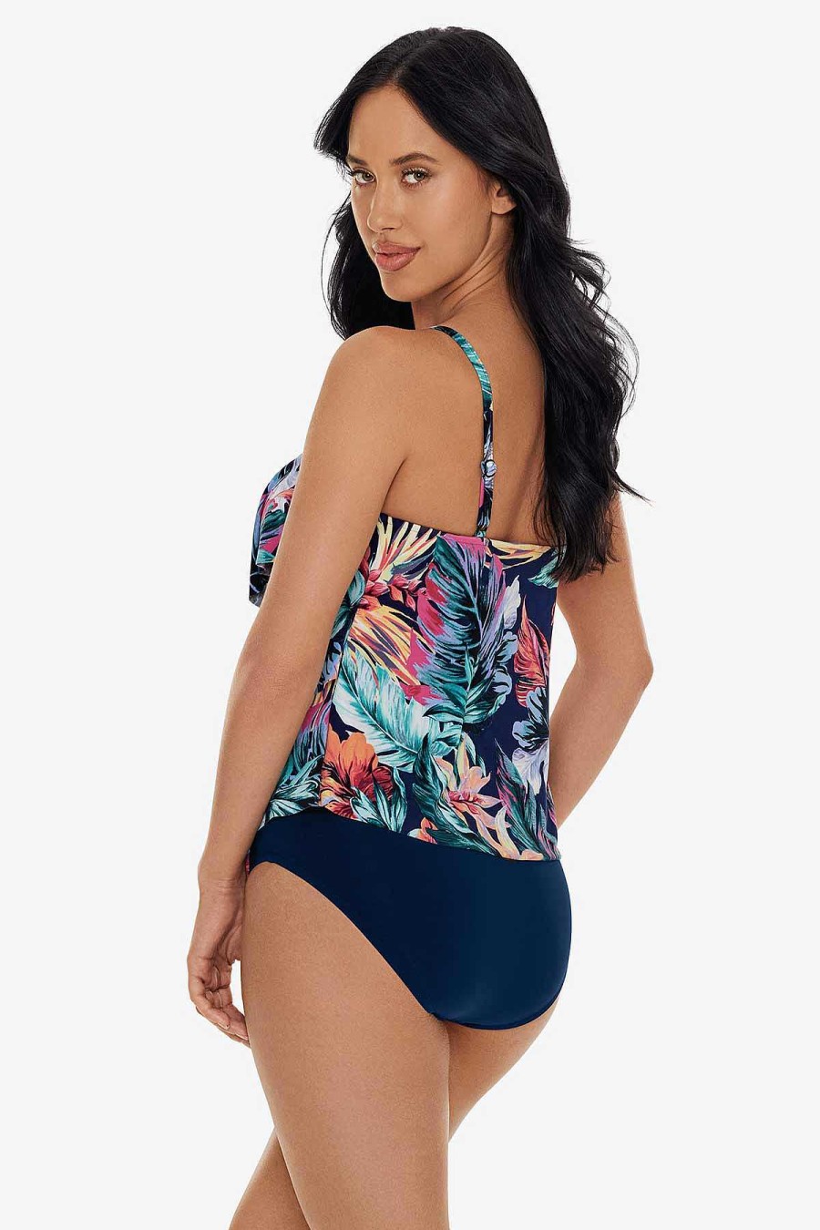 Magicsuit Belize Rita Tankini Top Navy/Multi Online