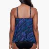 Miraclesuit Mood Ring Peephole Tankini Top Multi New