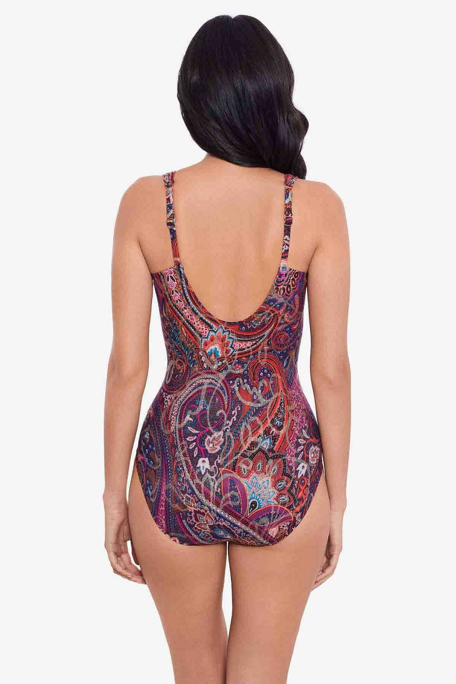 Miraclesuit Dynasty Siren One Piece Swimsuit Multi New