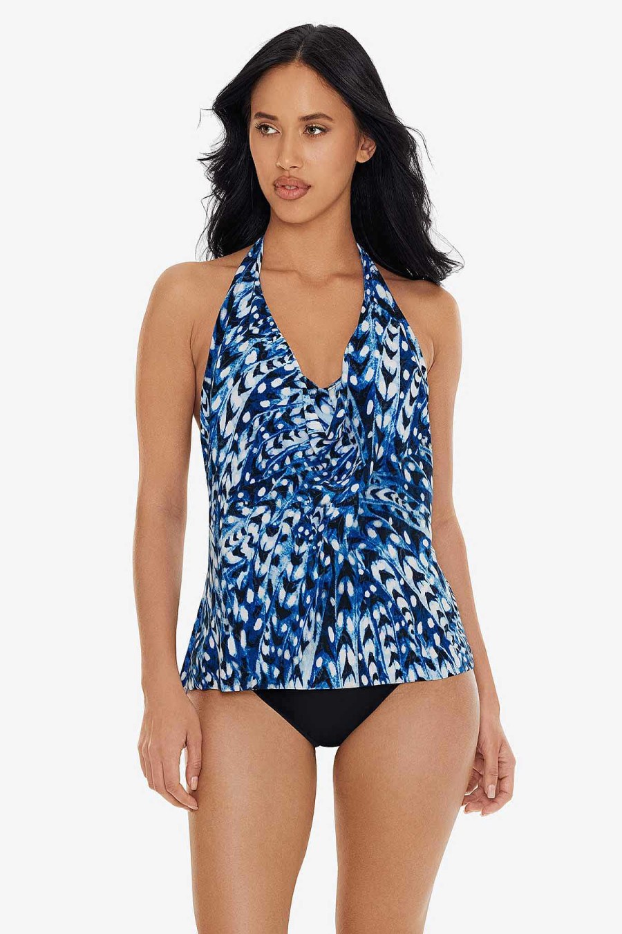 Magicsuit Quill Sophie Tankini Top Blue/Multi Clearance