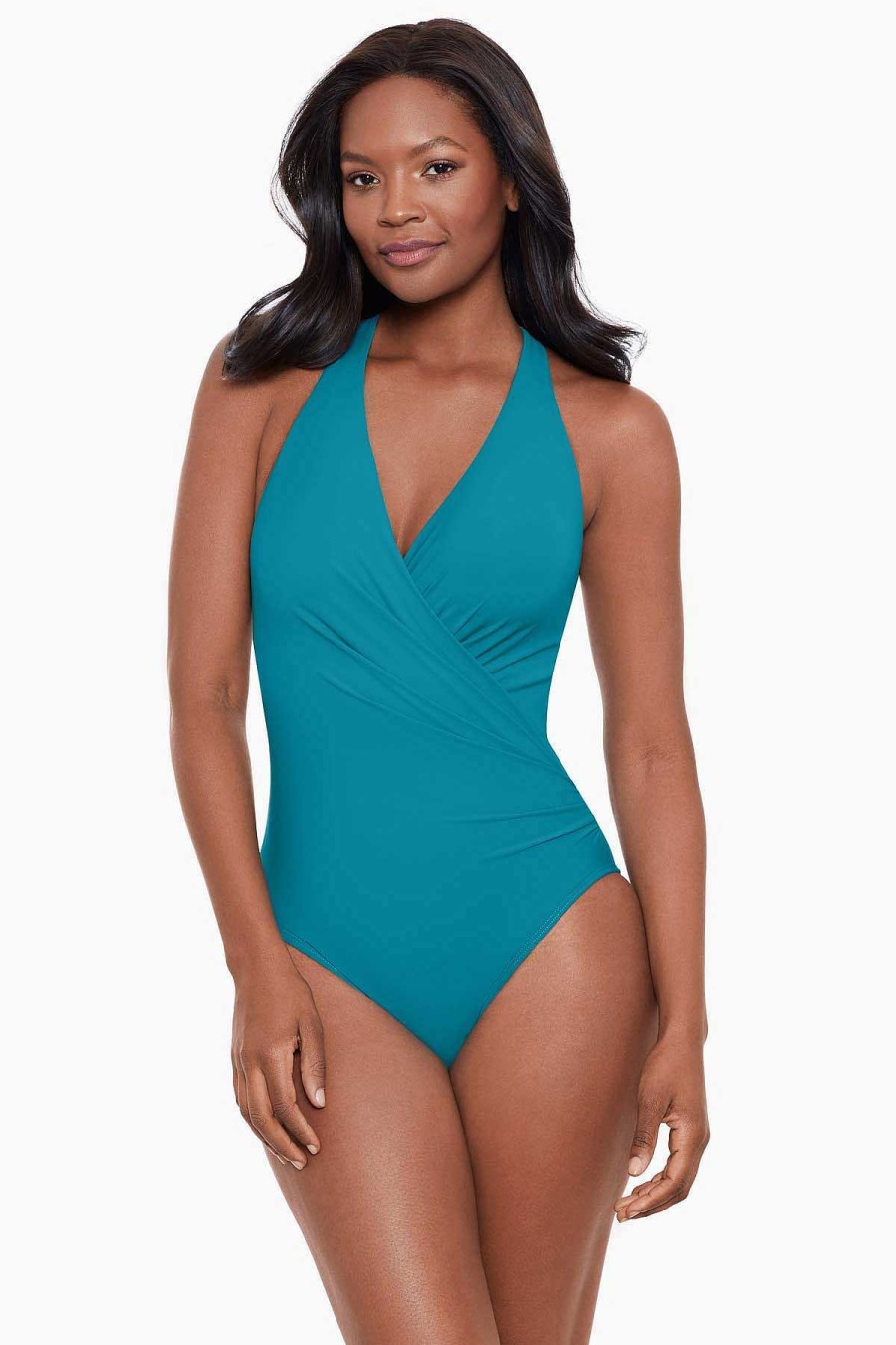 Miraclesuit Rock Solid Wrapsody One Piece Swimsuit Best