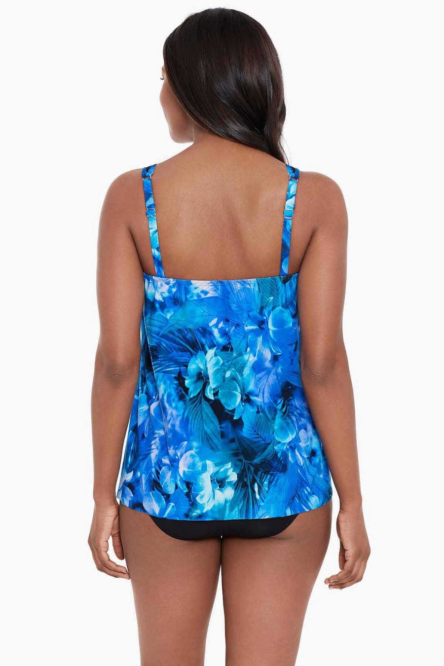 Miraclesuit Sous Marine Mirage Tankini Top Blue/Multi Online