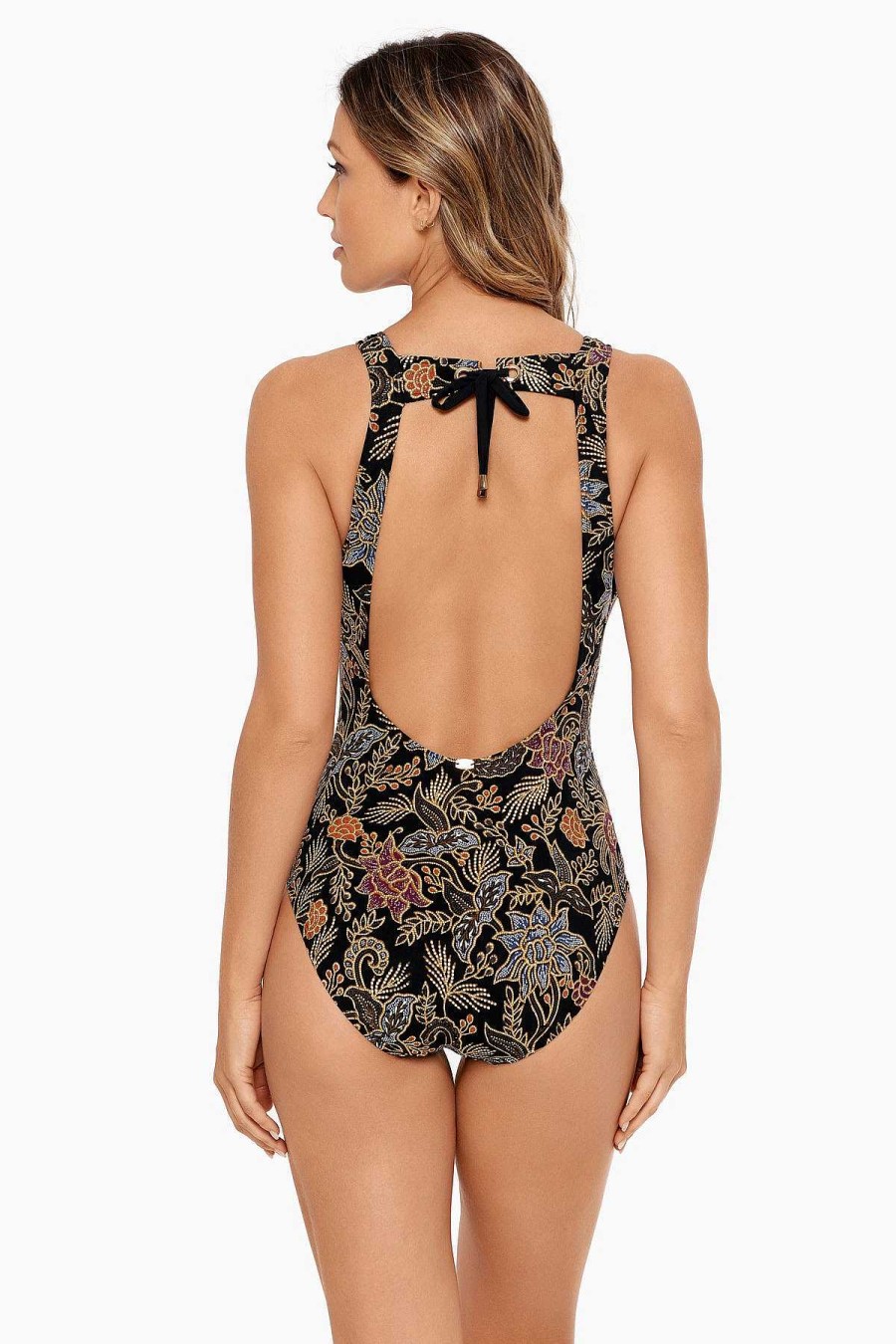 Amoressa Indochine Stevie One Piece Swimsuit Black/Multi Hot