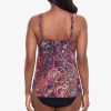 Miraclesuit Dynasty Dazzle Tankini Top Multi New