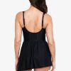 Miraclesuit Network News Alina One Piece Swim Dress Black Hot