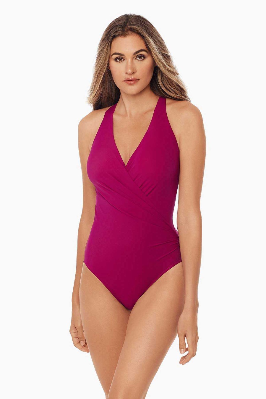 Miraclesuit Rock Solid Wrapsody One Piece Swimsuit Best