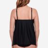 Miraclesuit Plus Size Precioso Peephole Tankini Top Black/Multi Online