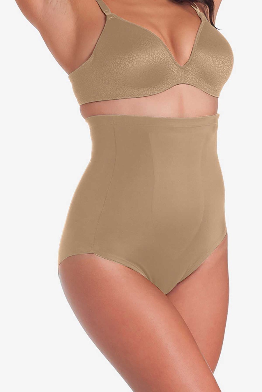 TC Plus Size Moderate Control Hi-Waist Brief Hot