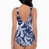 Miraclesuit Tropica Toile Escape One Piece Swimsuit Midnight Hot