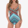 Miraclesuit Casbah Escape One Piece Swimsuit Multi New