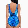 Miraclesuit Sous Marine Revele One Piece Swimsuit Blue/Multi New